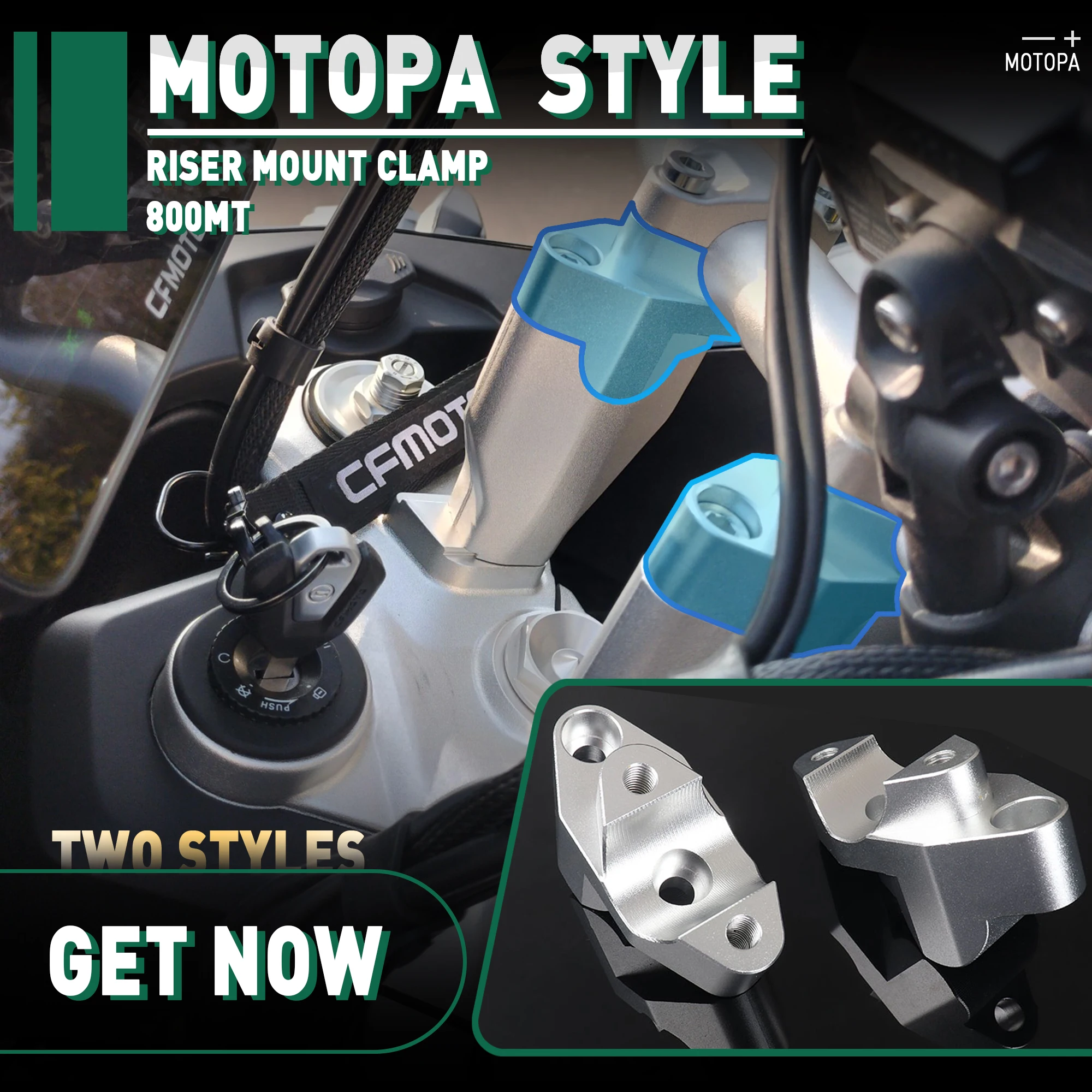 Per Cfmoto 800Mt 800 Mt Moto Cf 800Mt Manubrio Riser Mount Clamp High Lifter Riser Accessori