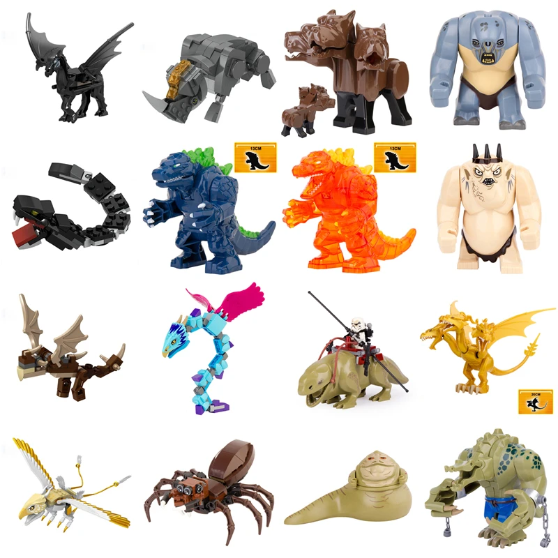 Serie Di Film Space Wars Smaug Troll Dewback Rancor Jabba Mattoni Di Grandi Dimensioni Che Costruiscono Figure Di Anime Giocattoli Per Regalo Per Bamb