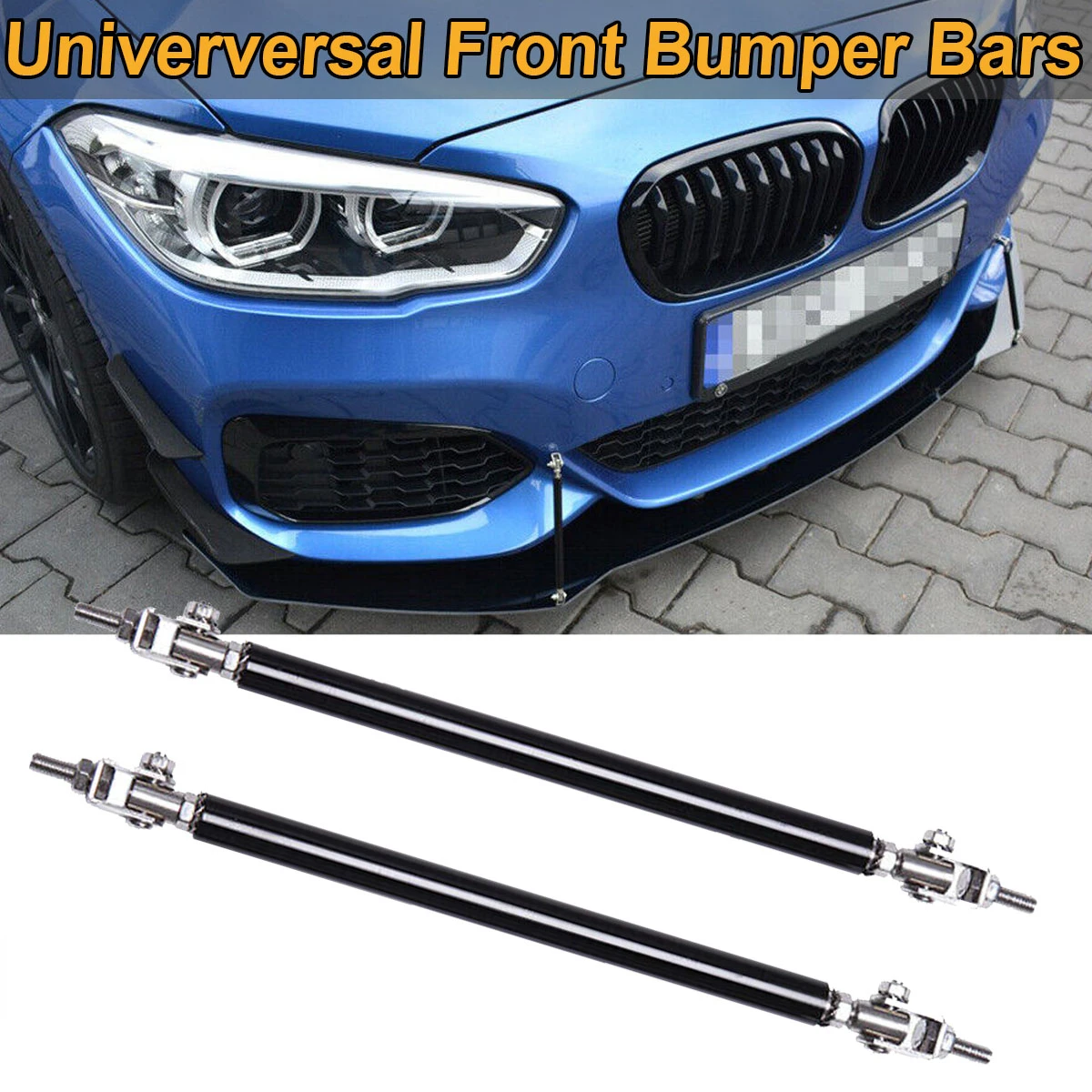 Per Bmw 328I 335I E90 F20 F21 F30 2000-2024 Paraurti Anteriore Universale Lip Splitter Strut Rod Tie Support Bar Accessori Per Auto