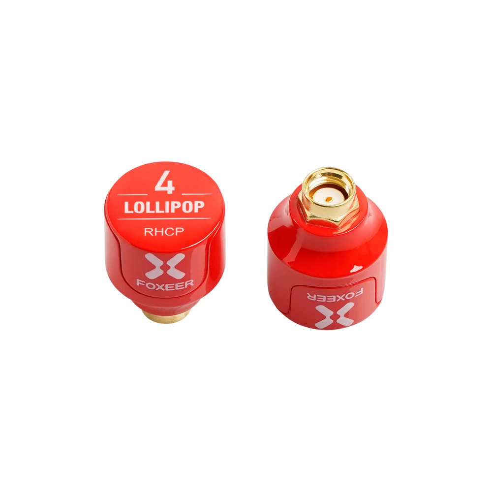 2 Pz Foxeer Lollipop 4 Stubby 5.8G 2.6Dbi Omni Fpv Antenna Lhcp Rhcp Sma Rp-Sma Per Rc Fpv Freestyle Monitor Goggle Parti Fai Da Te