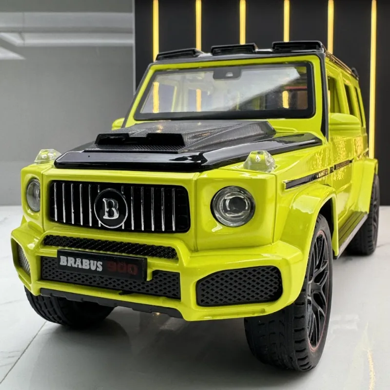 Alta Simulazione 1:22 Brabus G900 Fuoristrada Modello Di Veicolo Sonoro E Leggero Modello Di Auto In Metallo Pressofuso In Metallo Decorazioni Per La 