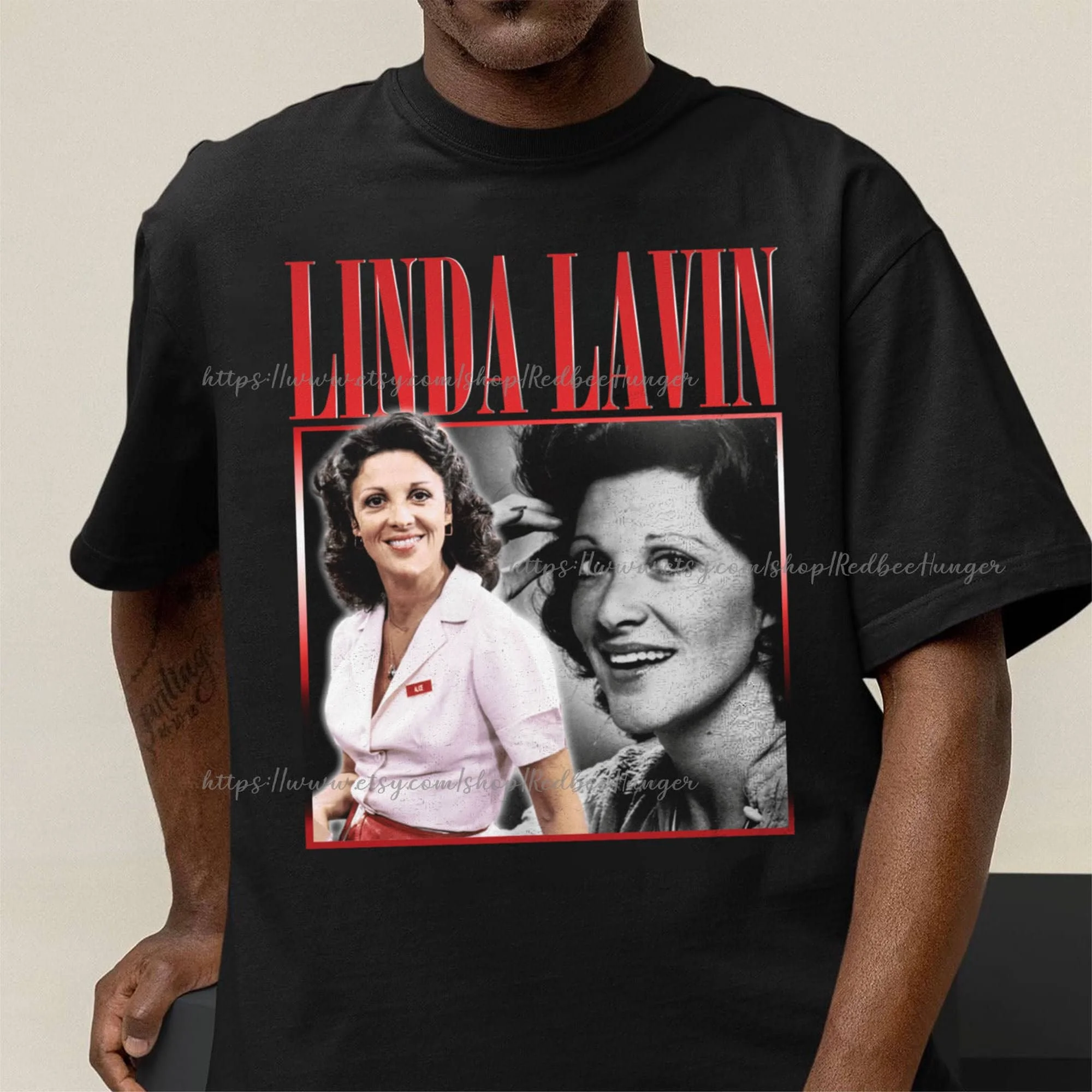 Limited Linda Lavin Vintage T Shirt Anni '90 Stile Bootleg Per Donna E Uomo