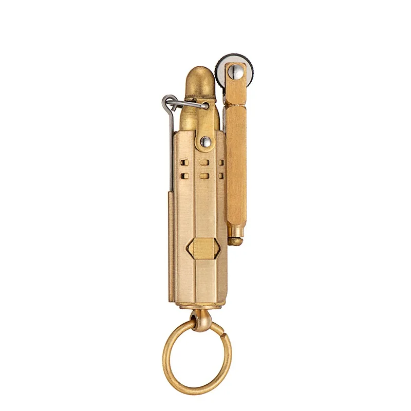 Classico Vintage Ottone Acciaio Inossidabile Ww1 Wwii Combustibile Accendino A Cherosene Retro Trench Accendino In Metallo A Benzina