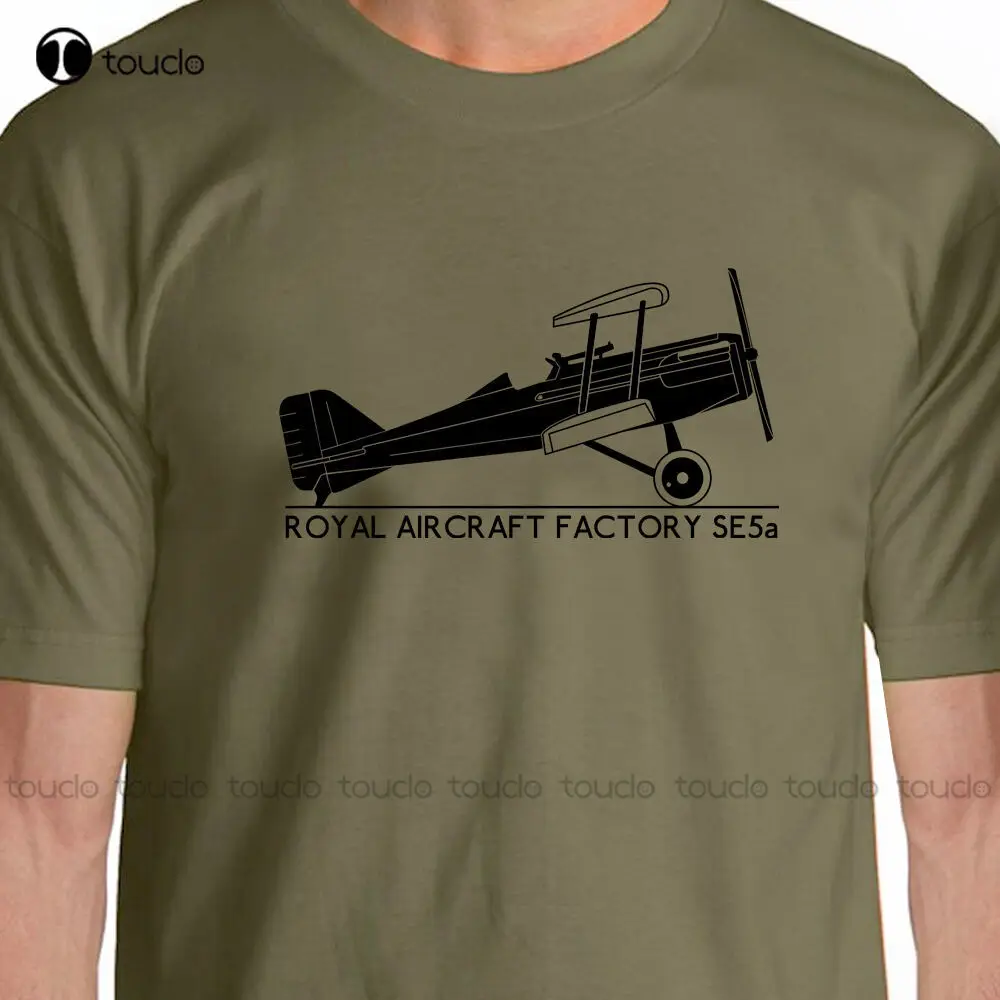 Aeroclassic Ww1 Royal Aircraft Factory Se5A T-Shirt Homme New Male Manica Corta In Cotone Vestiti Tees Top Shirt Design