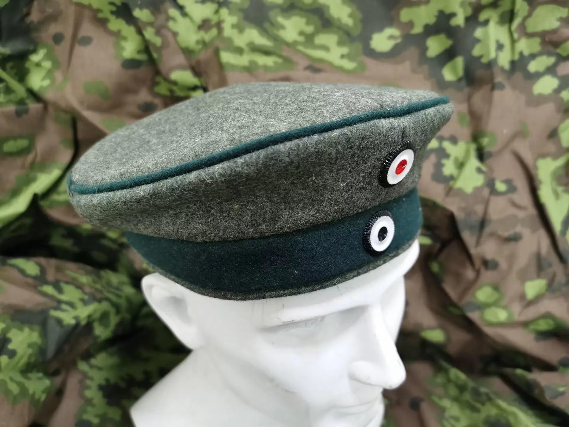 Ww1 Em. M.D Cappello Tedesco In Lana Periodo Prussiano