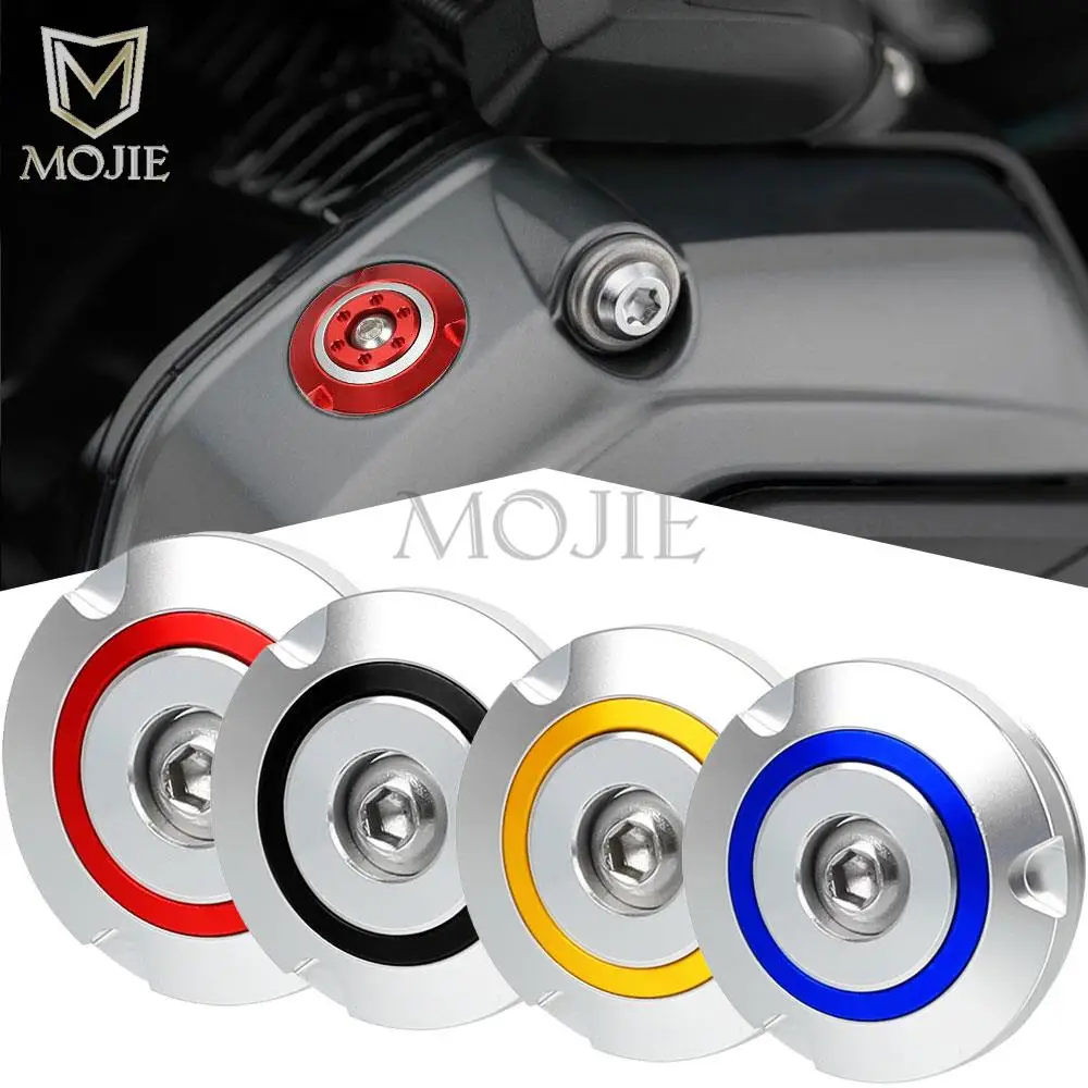 Motorcycle Accessories Aluminum Engine Plug Cap Oil Filter Cover For Bmw R1200Gs R 1200 Gs Adventure 2005-2010 2011 2012 2013