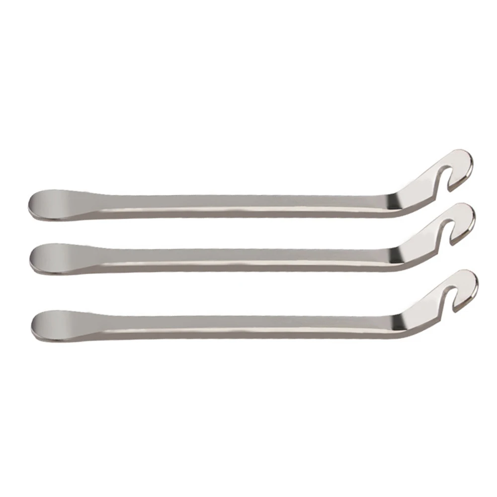 3Pcs Bike Tyre Lever Tube Remover Tool Stainless Steel Bicycle Tire Opener Crow Bar Mtb Road Cycling Wheel Repair Tools