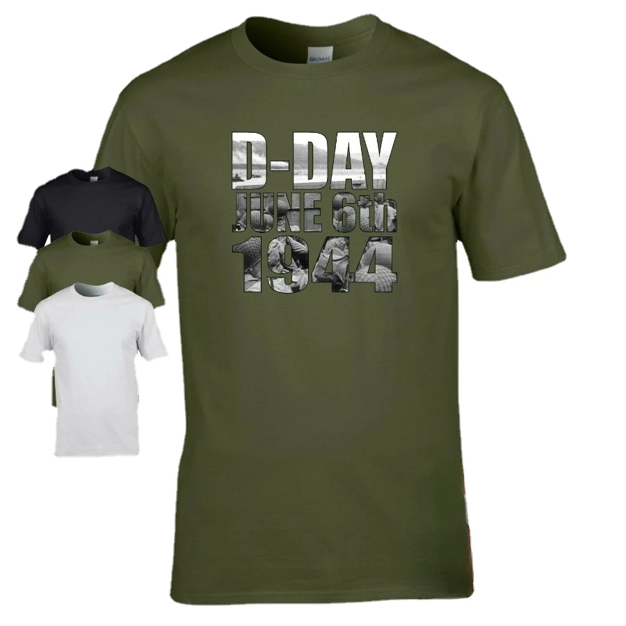 T-Shirt D-Day World War Alians Reenactor Operation Overlord Giugno 1944