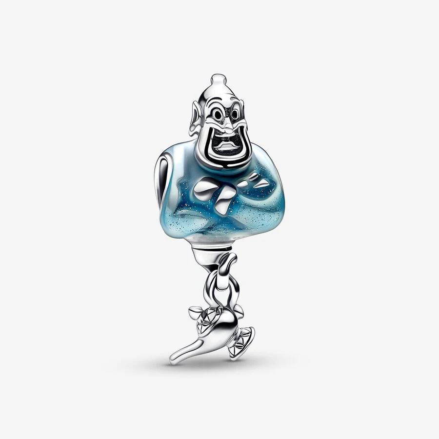 Disney Aladdin Genie & Lamp Charm Fit Original Pandora Charm Bracciali Ciondolo Gioielli Berloque