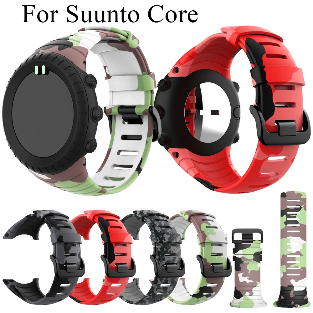 Cinturino Sportivo Classico In Silicone Di Moda Per Cinturino Suunto Core Smart Watch Cinturino Da Polso Per Suunto Core Regolabile