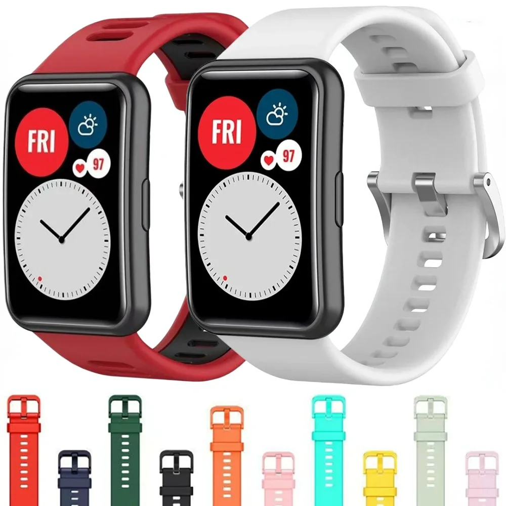 Cinturino Sportivo Per Huawei Watch Fit Smart Watch Cinturino Sostituibile In Silicone Per Huawei Watch Fit Accessori Per Bracciali
