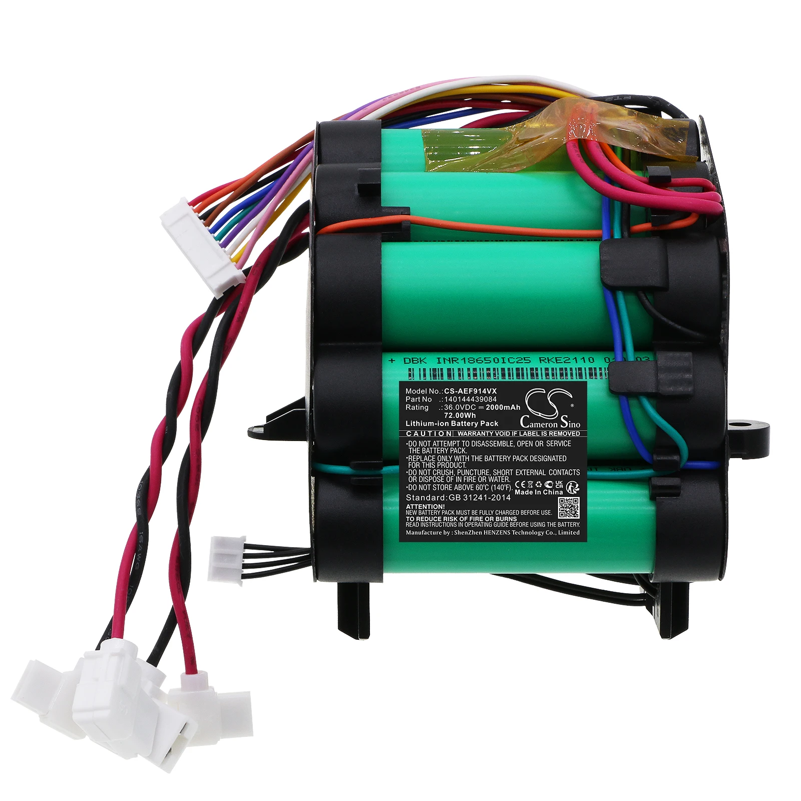 Batteria Sottovuoto 2000Mah Per Aeg Electrolux 140144439084 Fx9 Fx9-1-4Ig Fx9-1-4St Fx9-1-Alrg Fx9-1-Alrp Fx9-1-Anim Fx9-1-Ibm Puro