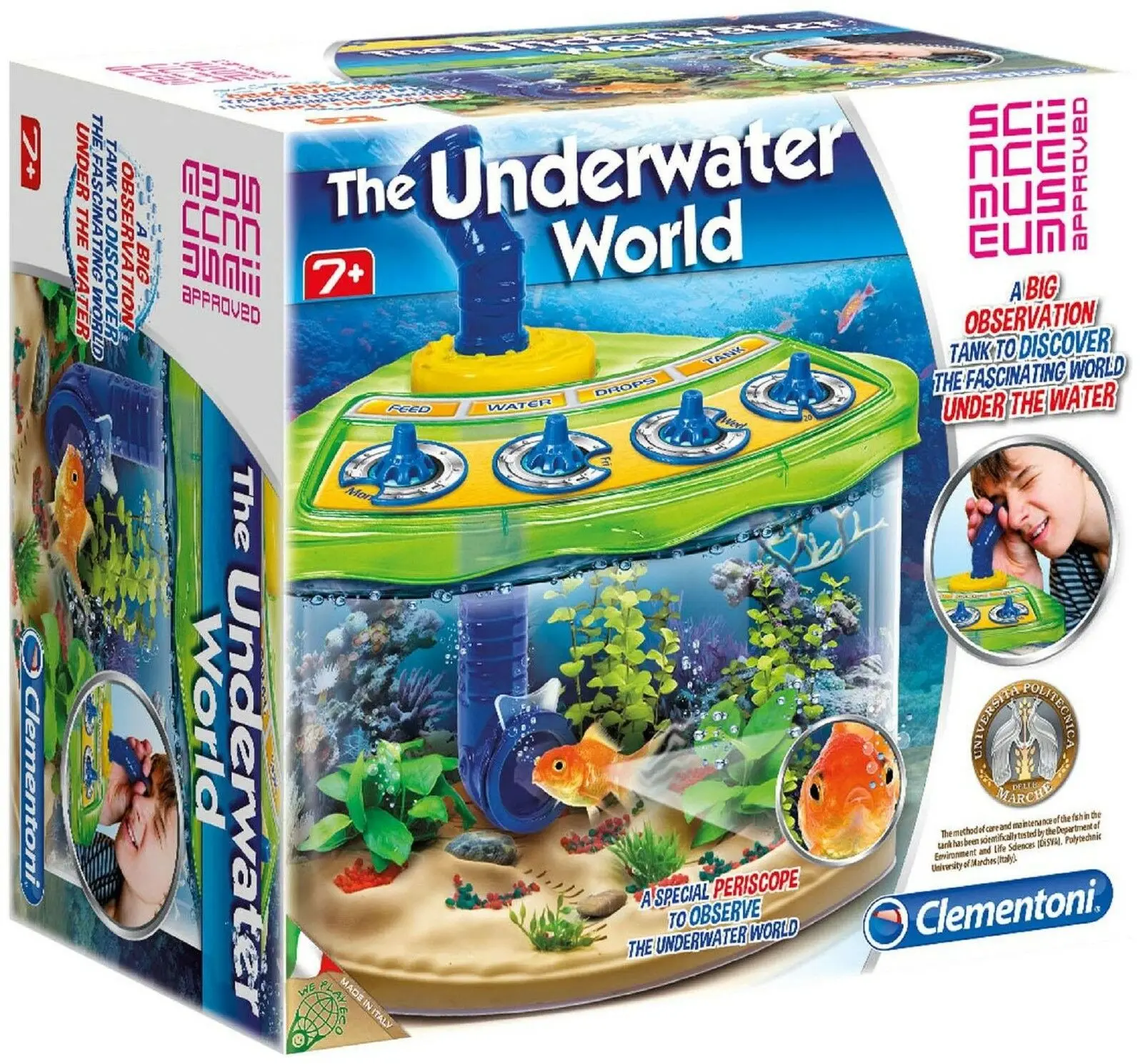 Clationoni Il Mondo Subacqueo Lab Kit Clement 61208 My First Fish Tank