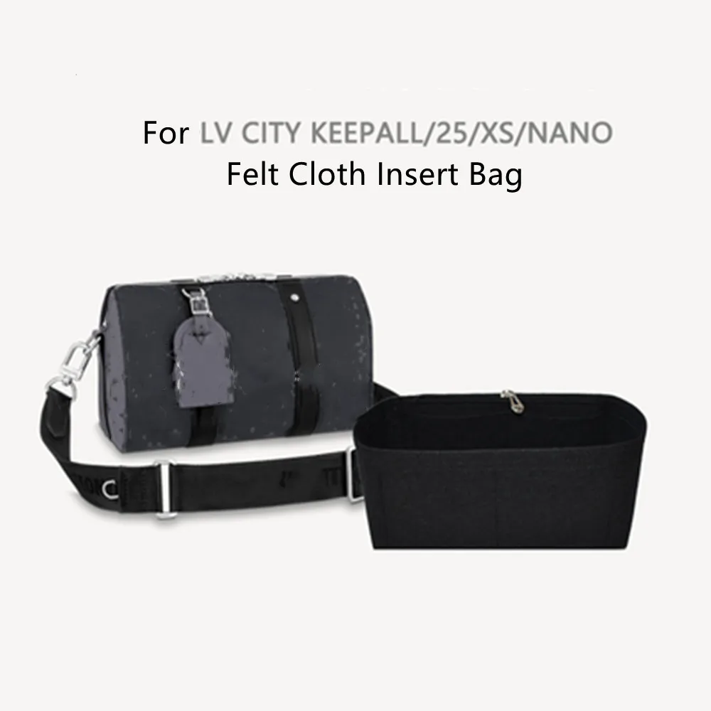Per City Keepall Nano Xs Feltro Inserto Organizer Make Up Bag Viaggio Borse Cosmetiche Portatili Designer Crossbody Handbag Organier