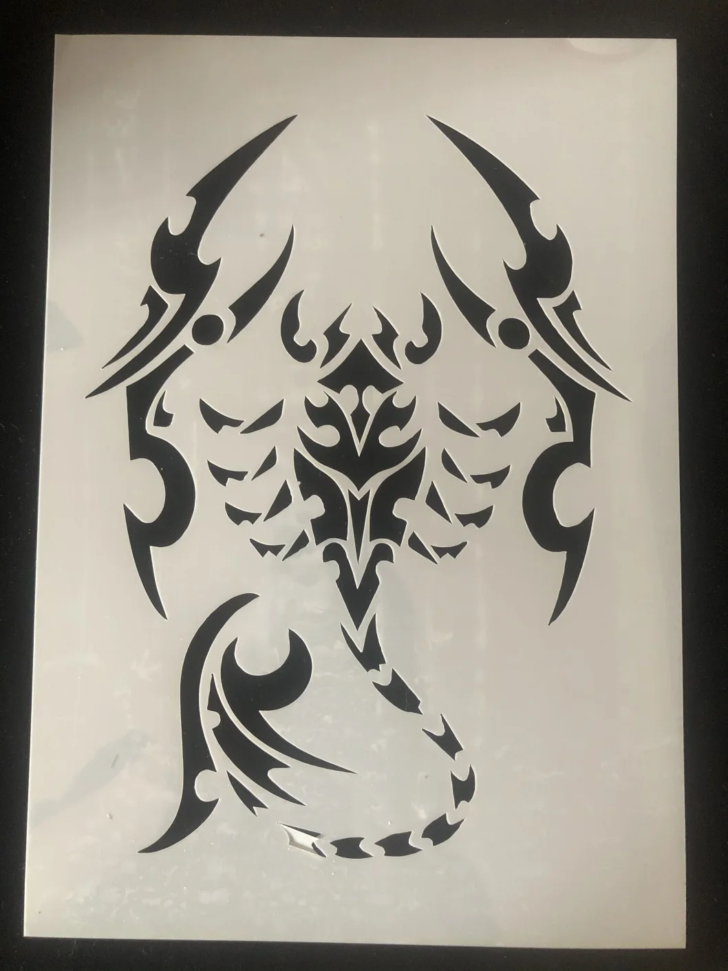 A4 29Cm Scorpion Diy Layering Stencils Wall Painting Scrapbook Coloring Embossing Album Decorative Template
