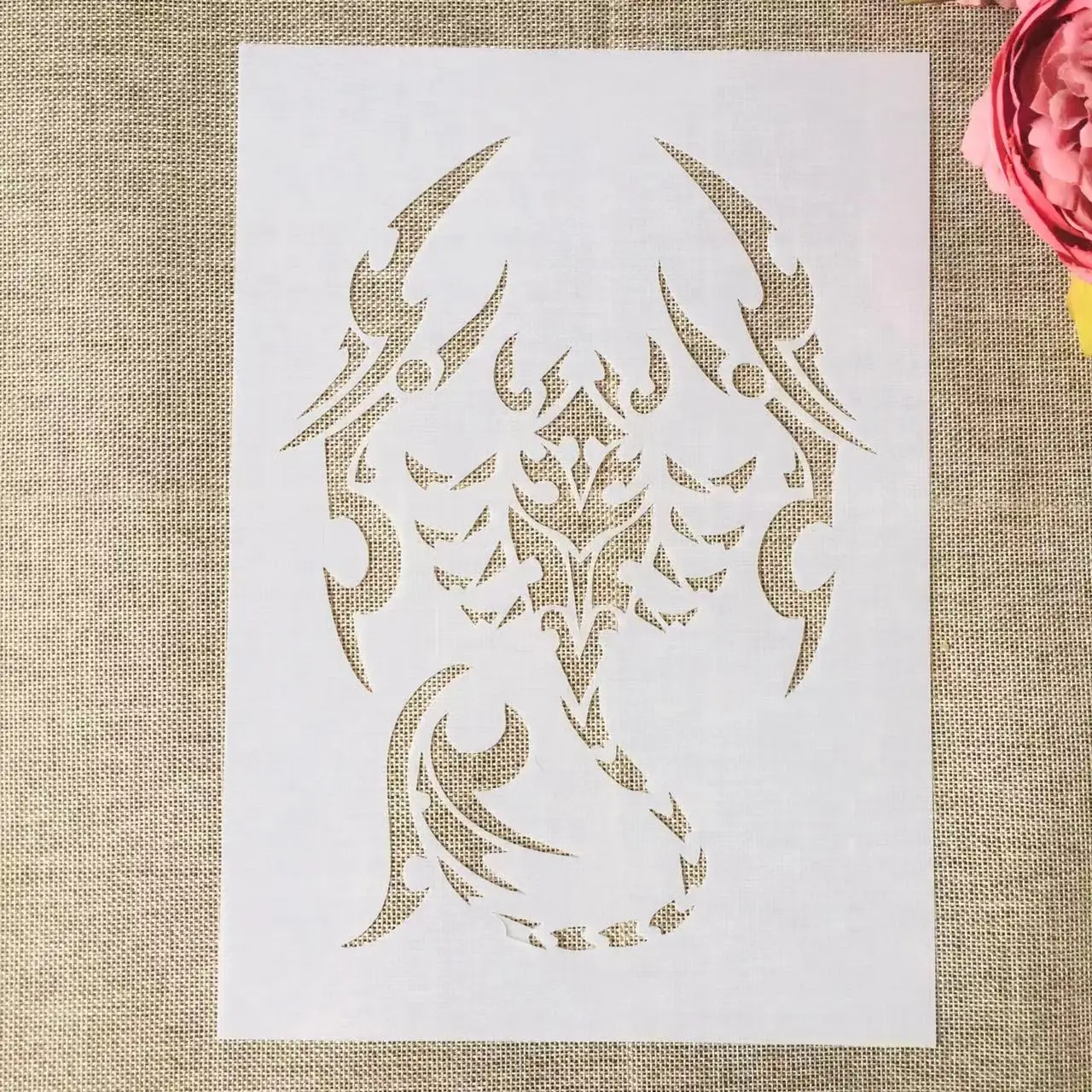A4 29Cm Scorpion Diy Layering Stencils Wall Painting Scrapbook Coloring Embossing Album Decorative Template