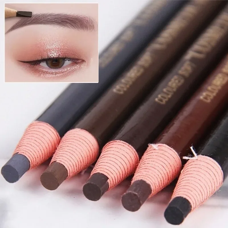 Peel Off Matita Per Sopracciglia Trucco Nero Marrone Impermeabile Penna Per Sopracciglia Non Sbiadisce Natural Brow Enhancers Strumento Cosmetico 5 Co