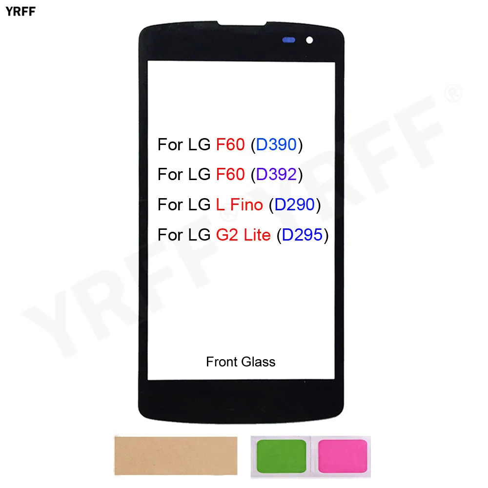 Per Lg F60 Dual D392 D390 Pannello Touch Screen Per Lg G2 Lite D295 Pannello Frontale In Vetro Esterno Per Lg L Fino D290 (Senza Display Lcd)