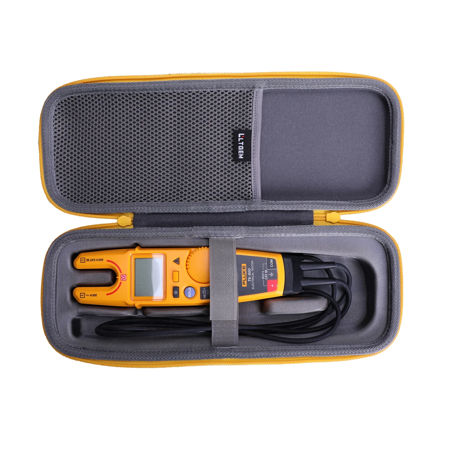Custodia Rigida In Eva Impermeabile Ltgem Per Tester Di Tensione Elettrica Fluke T5-600, Continua E Corrente
