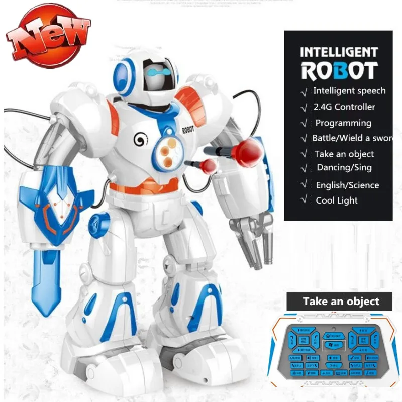Robot Intelligente Multifunzionale Intelligente Rc Che Balla E Musicale Robot Rc Giocattolo Elettronico Scatti Di Tiro Rc Battle Robot Giocattolo Rega