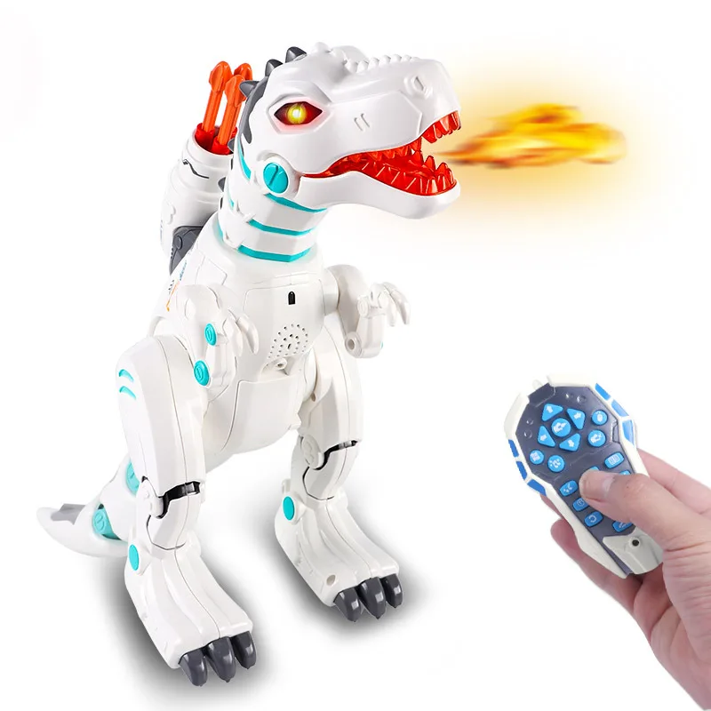 Rc Launch Missile Robot Dinosaur Toy Animal Model Cartoon Electronic Hobby Toys Giocattoli Educativi Storytelling Inglese Singin