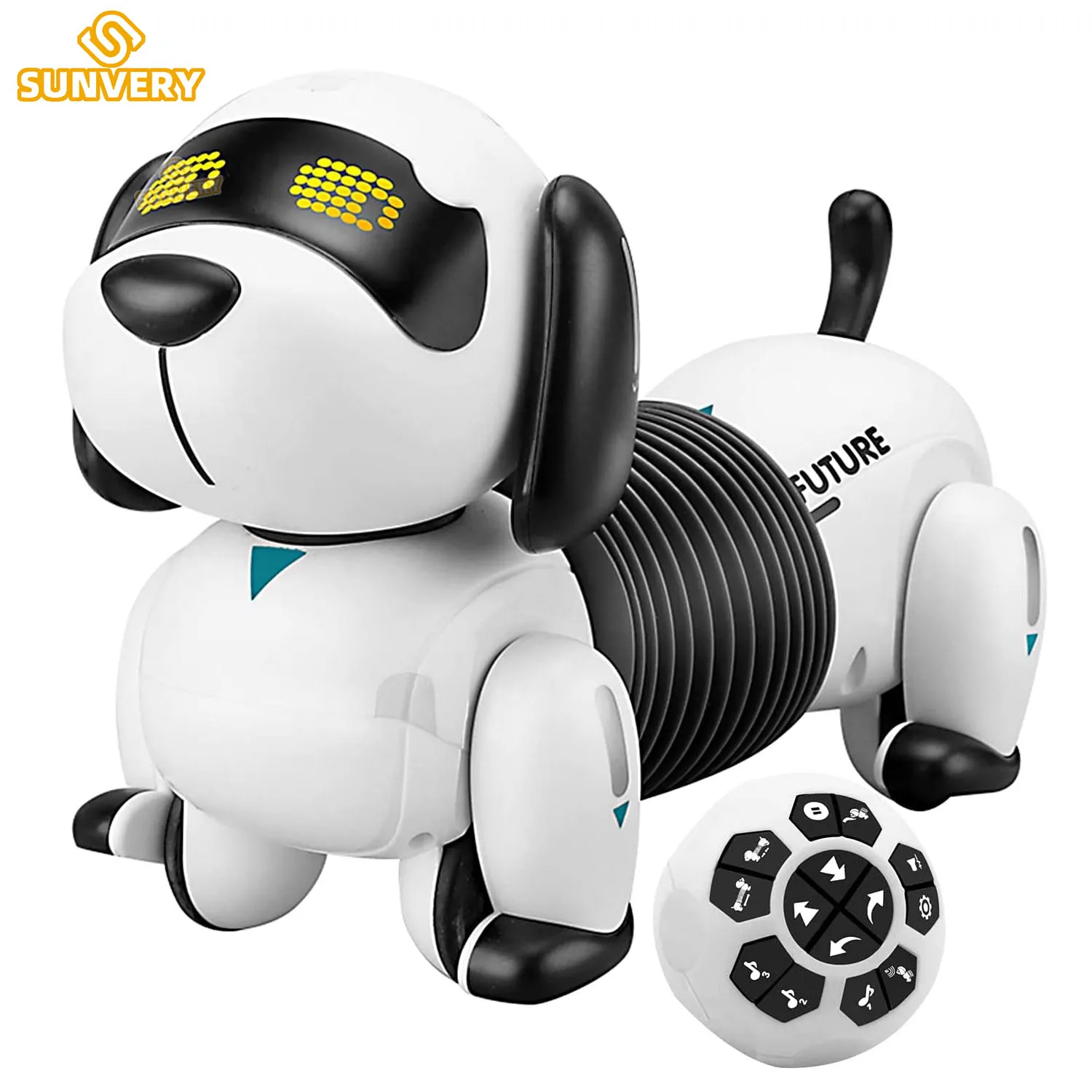 Telecomando Robot Puppy Dog Rc Robot Elettronico Intelligente Interattivo Per Bambini Che Cantano Animali Domestici Elettronici Programmabili Con Suon