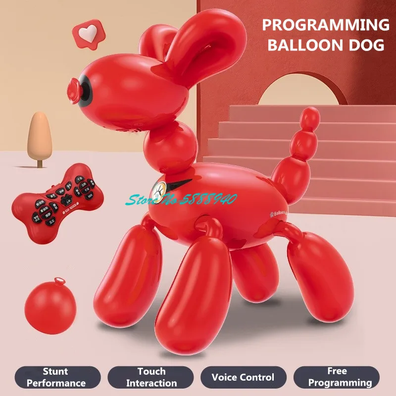 Touch Sensitive Smart Balloon Telecomando Robot Dog 2.4G Sing Dancing Auto Demo Controllo Vocale Fantascienza Electric Rc Dog