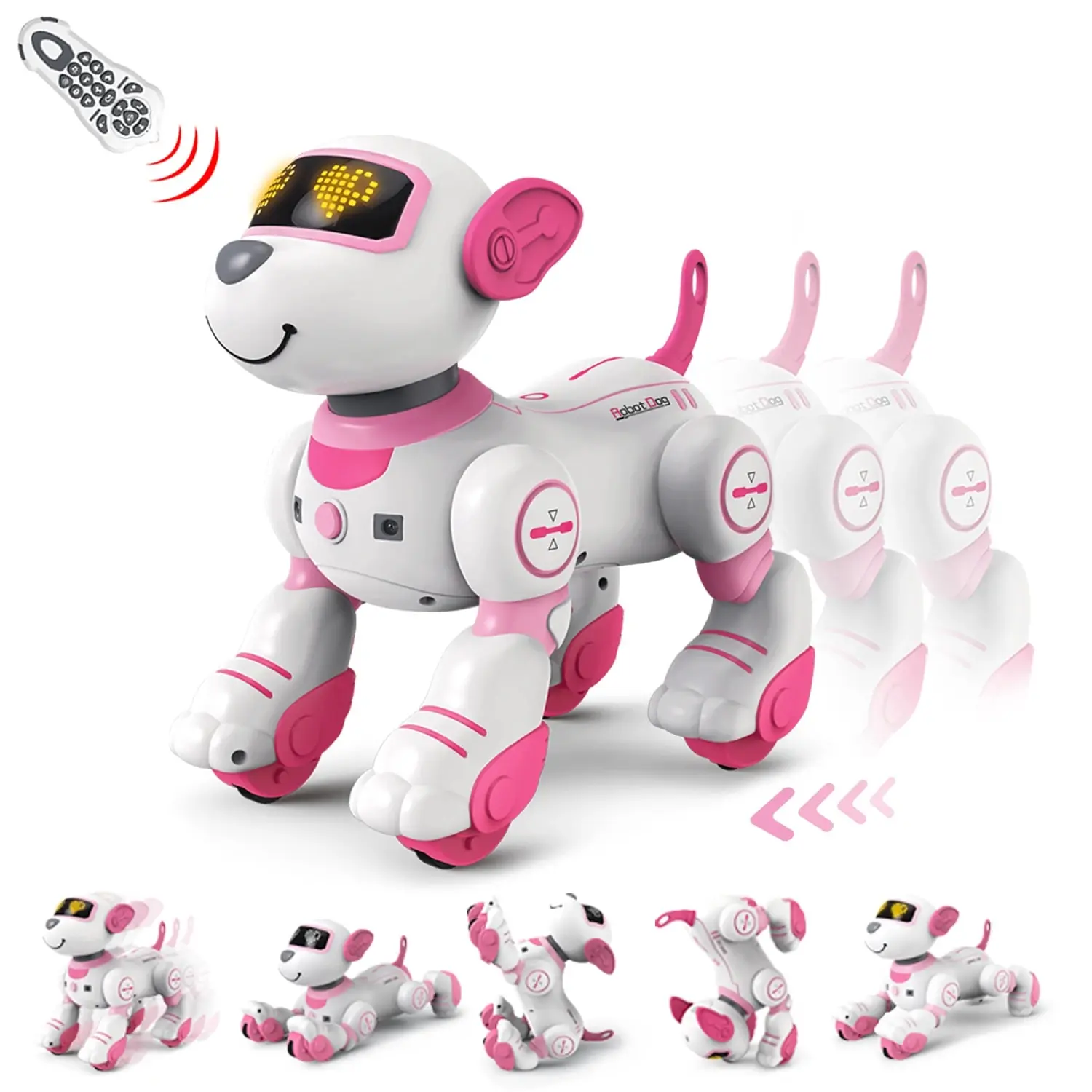 Telecomando Robot Dog Programmabile Smart Interactive Stunt Robot Dog Con Funzione Touch Canto Danza Walking Smart Toy