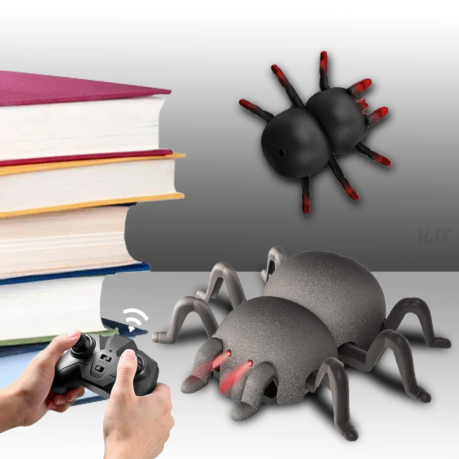 Funny Stunt Wall Climbing Rc Car Horror Prank Halloween Spider Robot Giocattoli Per Ragazzi Bambini Bambini Elettrico Animale Telecomandato