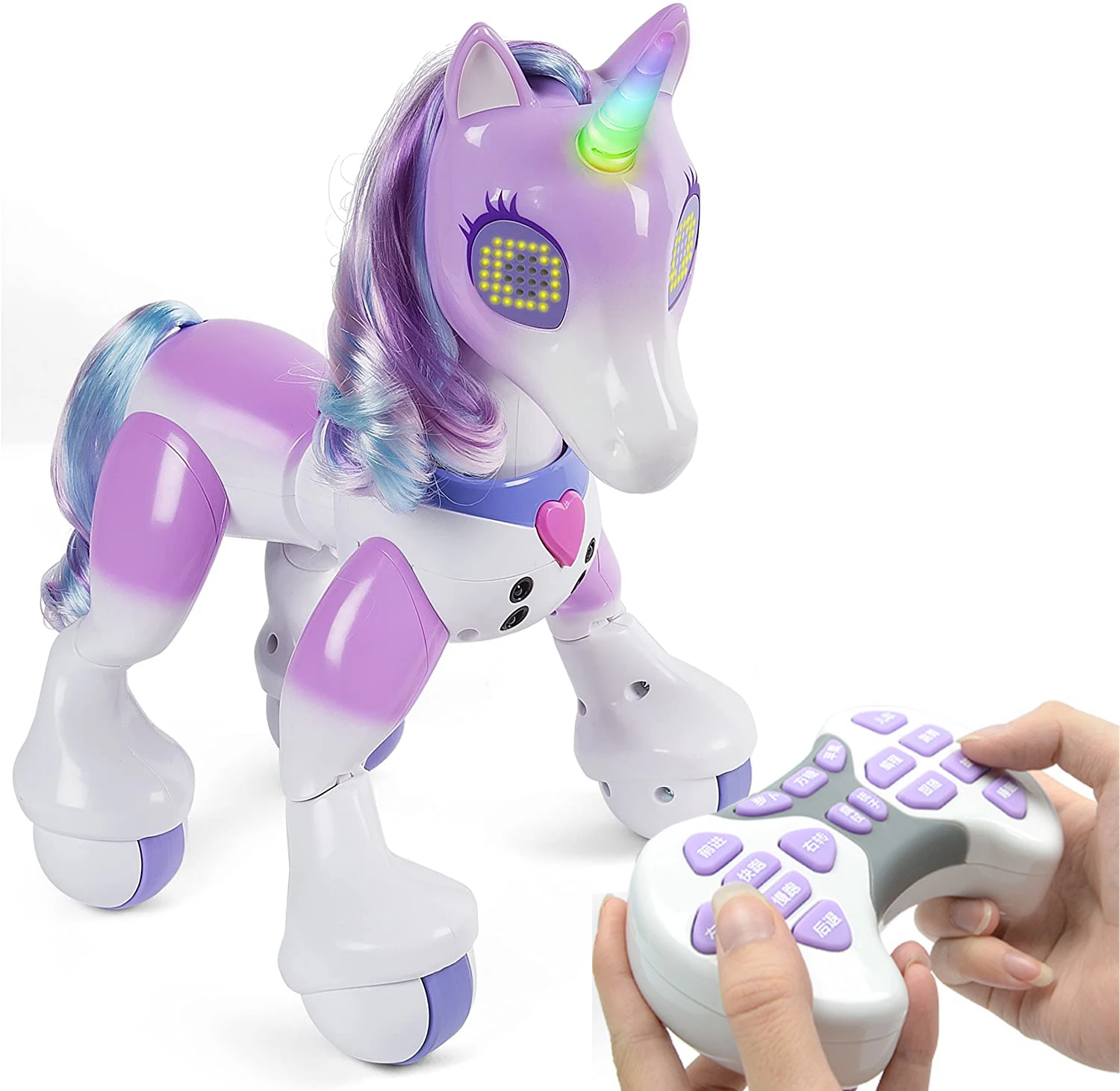 Zoomer Unicorn Incantato Giocattolo Interattivo Electronic Pet Show Pony Toys For Girls Smart Robot Unicorn Talking Toy Horse Dancing