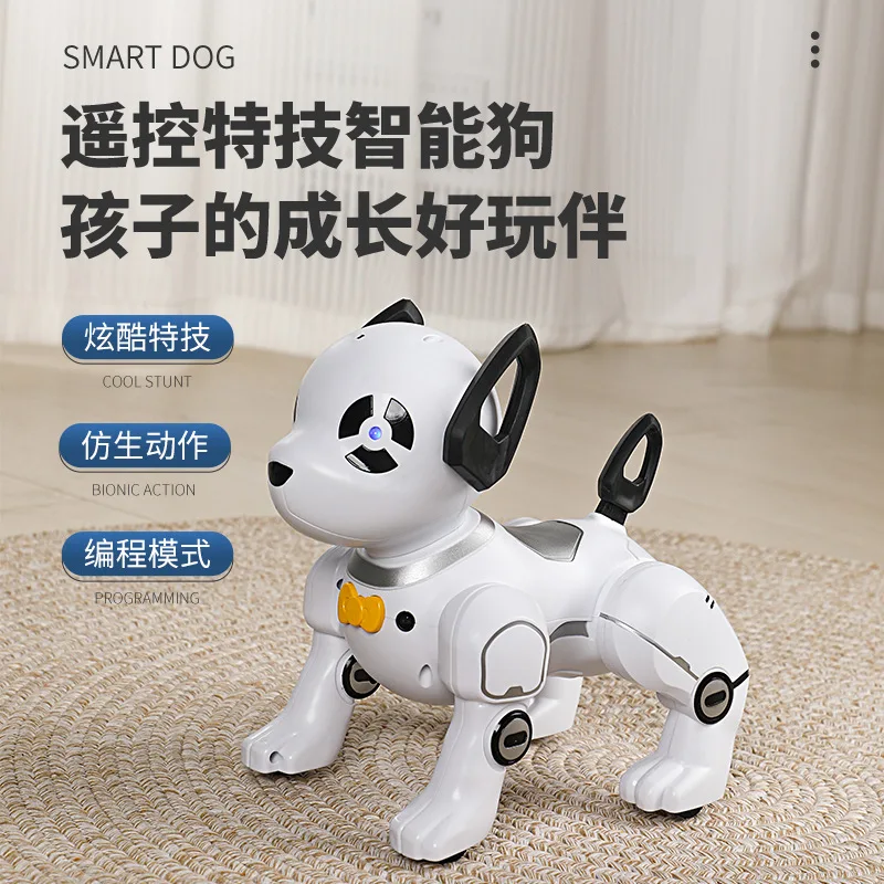 Telecomando Robot Intelligente Per Cani Robot Programmabile Che Balla A Piedi Giocattoli Robot Per Cani Rc Per Bambini 5,6,7,8,9,10 Anni