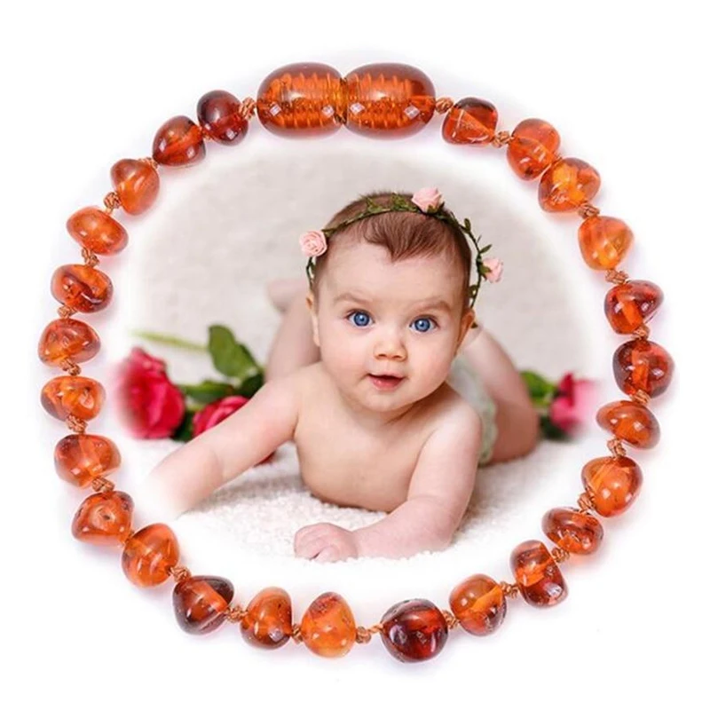Braccialetto Di Ambra Naturale Di Moda Assemblato A Mano Genuine Baltic Abrace Braccialetti Per La Dentizione Accessori Per Gioielli Regalo Per Neonat