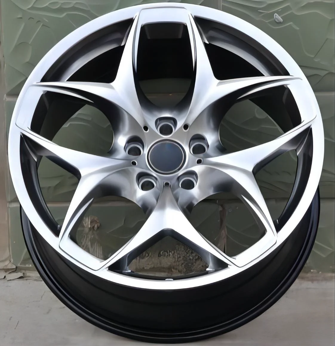 Hyper Black 20 21 Pollici 20X9.5 20X10.5 21X10.5 21X11.5 5X120 Cerchi In Lega Per Auto Sfalsati Adatti Per Bmw X5 X6M E70 E71 F15 F16