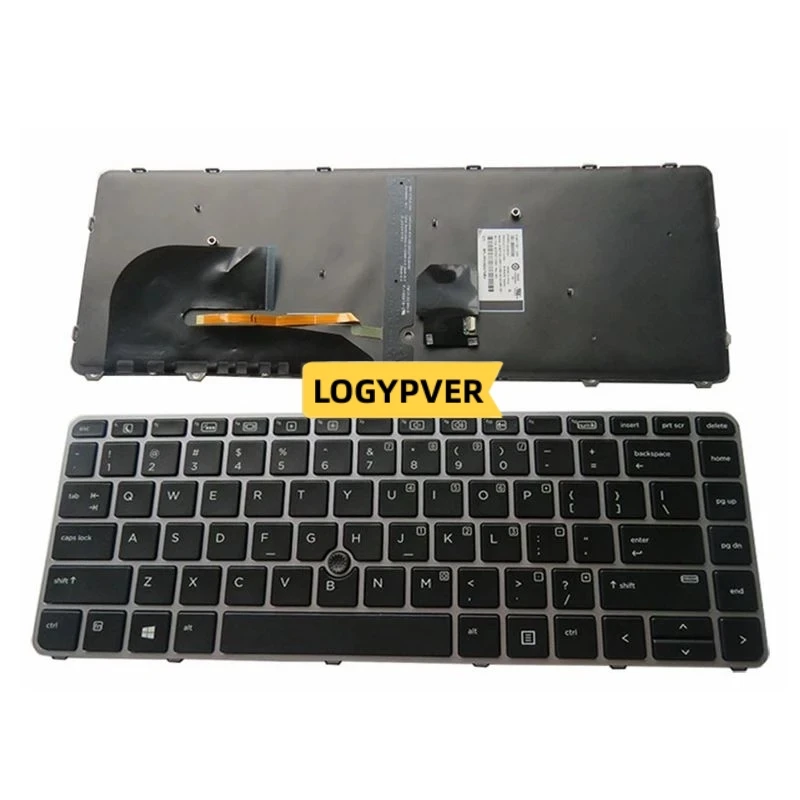 Puntatore Tastiera Retroilluminato Per Hp Elitebook 745 G3 745 G4 840 G3 840 G4 Zbook 14U G4 Us English