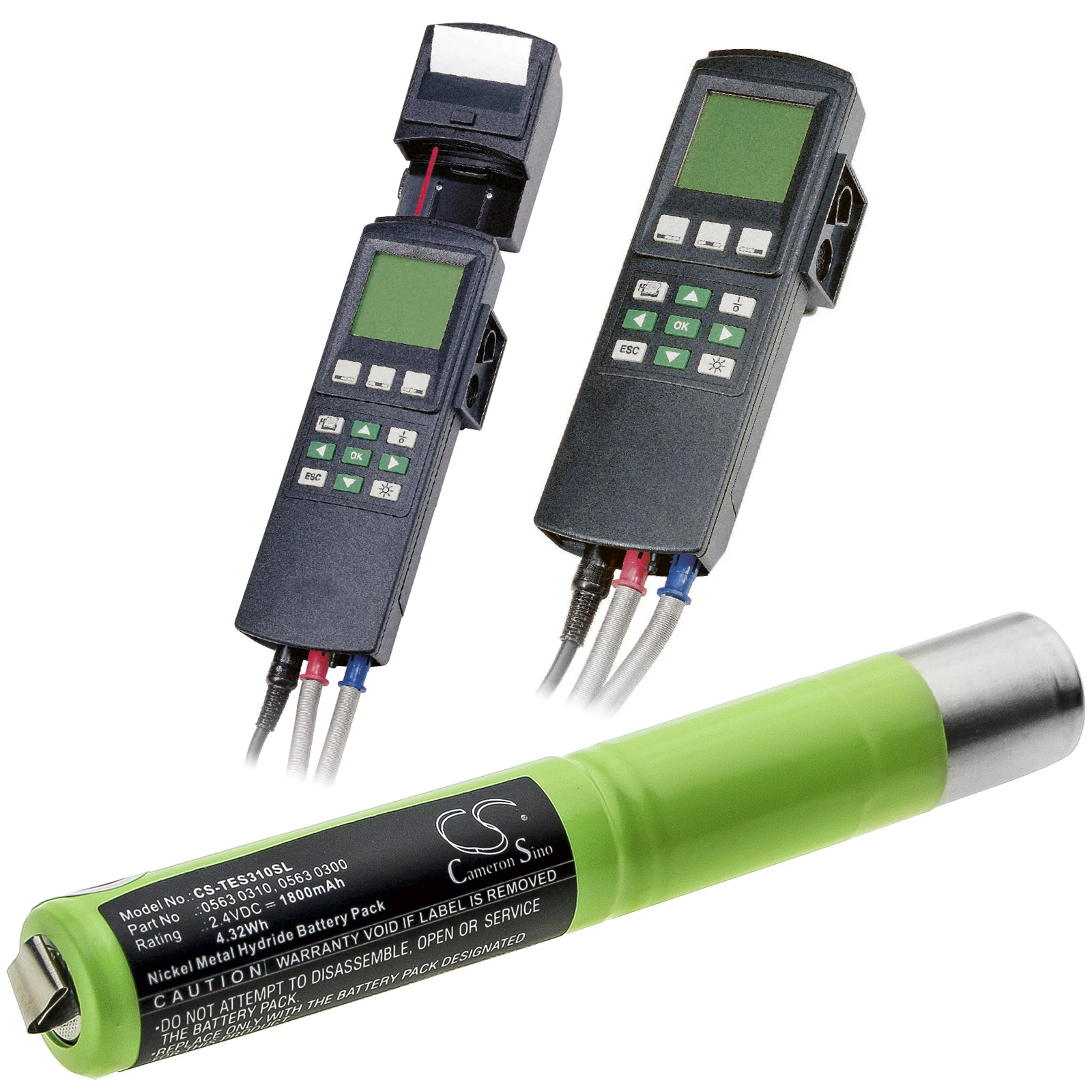 Cameron Sino 1800Mah Batteria Per Testo 300 L 300 M 300 Xl 0563 0300 0563 0310 0563 0345