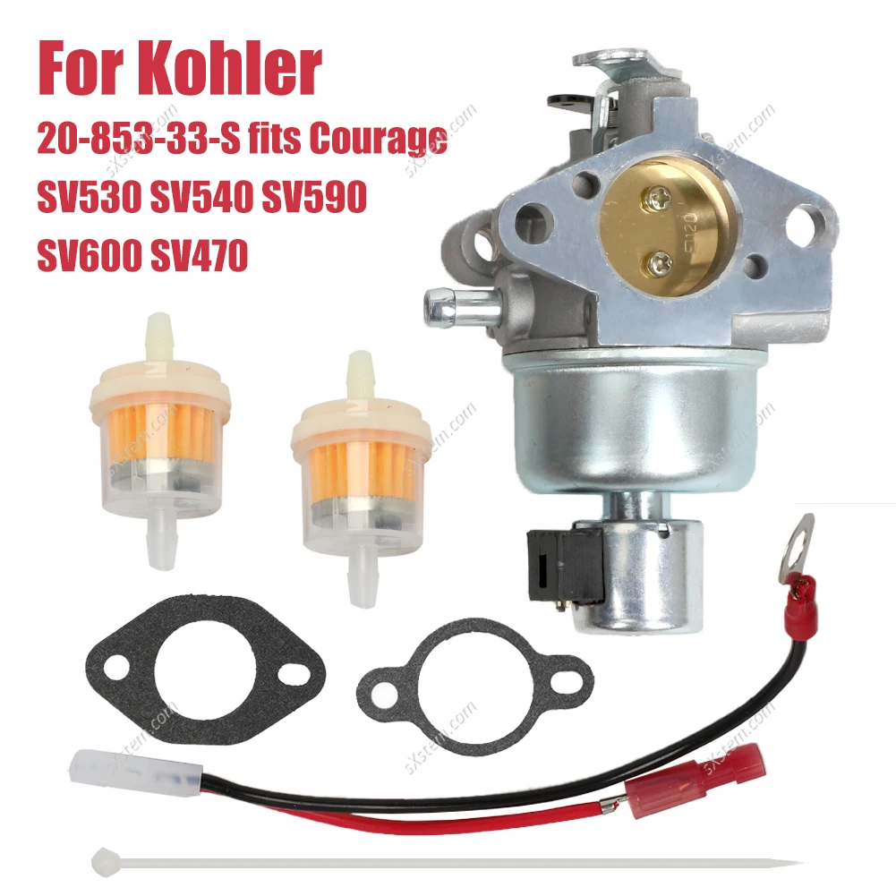 Kit Carburatore Motore Per Kohler Fits Adatto Coraggio Sv530 Sv540 Sv590 Sv600 Sv470 Di Alta Qualità