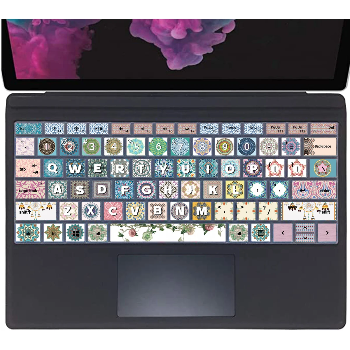 Cover Per Tastiera Per 2022 2021 Microsoft Surface Pro 7/Surface Pro 6 2019 2018 /Surface Pro 5 2017/Surface Pro 4 12.3 "Layout Usa
