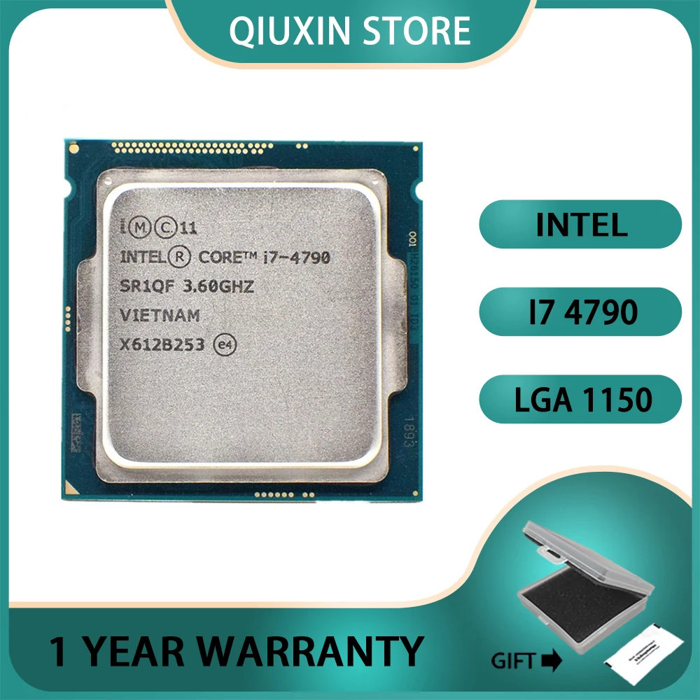 Cpu 3.6 Ghz Quad-Core Lga 1150, Processore Intel Core I7-4790 I7 4790 8M 84W