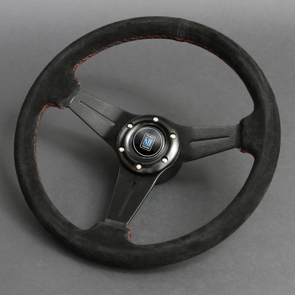 Drift Universal 350Mm Nardi Racing Volante Auto In Pelle Scamosciata Jdm Volante Volantes Per Vw Honda Toyota Bmw Nissan