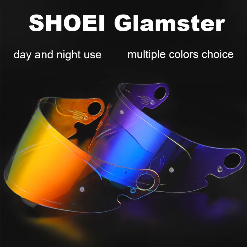 Shoei Glamster Lente Per Casco Moto Retro Visiera Per Casco Integrale Anti-Uv Glamster Cpb-1V Casco Shoei Accessori Moto