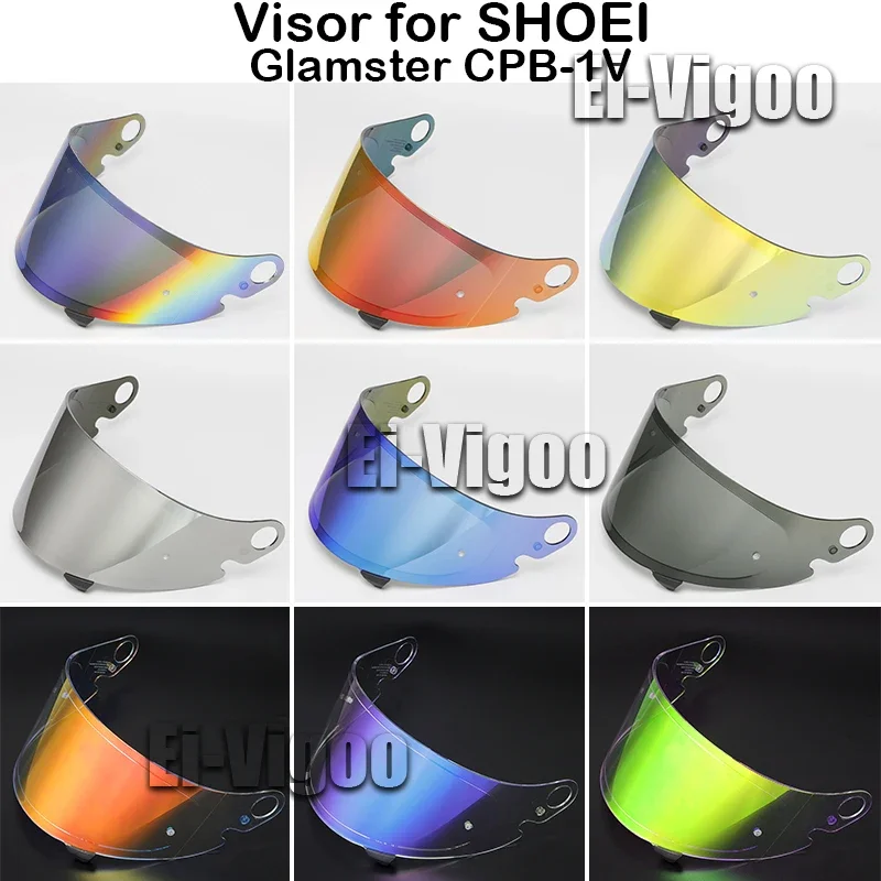 Shoei Glamster Lente Per Casco Moto Retro Visiera Per Casco Integrale Anti-Uv Glamster Cpb-1V Casco Shoei Accessori Moto