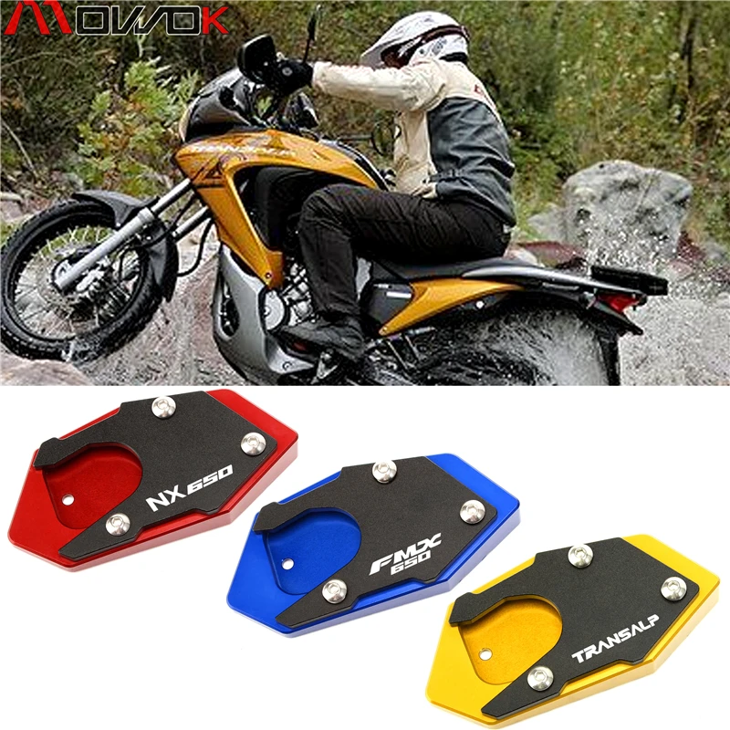 Per Honda Xlv 600 650 700 Transalp / Dominator Nx 650 / Fmx 650 Cnc Cavalletto Laterale Piastra Ingranditore Cavalletto Ingrandisci Estensione