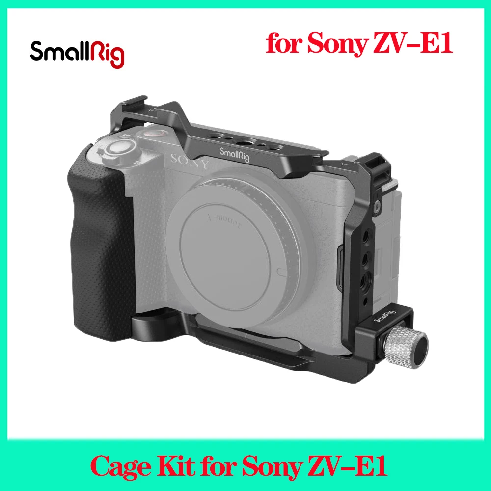 Kit Gabbia Smallrig Per Sony Zv-E1 4257 Custodia Protettiva Full Cage All-In-One Kit Treppiede Vlog Professionale Per Sony