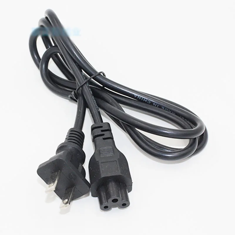 10Pcs Di Alimentazione Cavo Di Piombo 3 Spille Trifoglio Spina Degli Stati Uniti Pc Lcd Led Cavo Prong Laptop