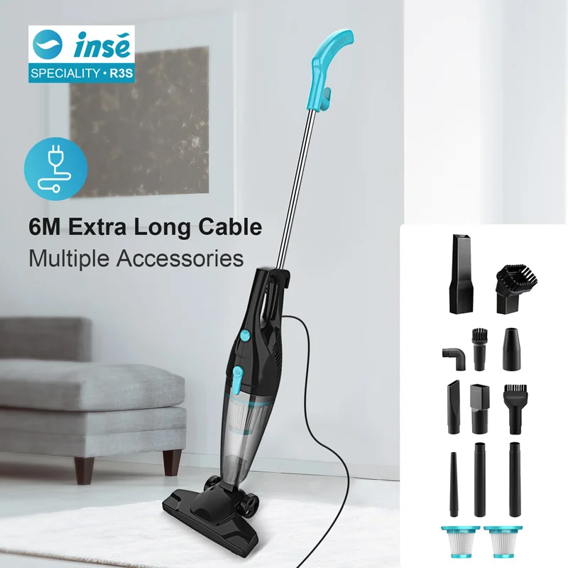 Inse Aspirapolvere Con Cavo Aspirapolvere R3S Potente Aspirazione 400W Motore Multiuso 3 In1 Aspirapolvere Portatile