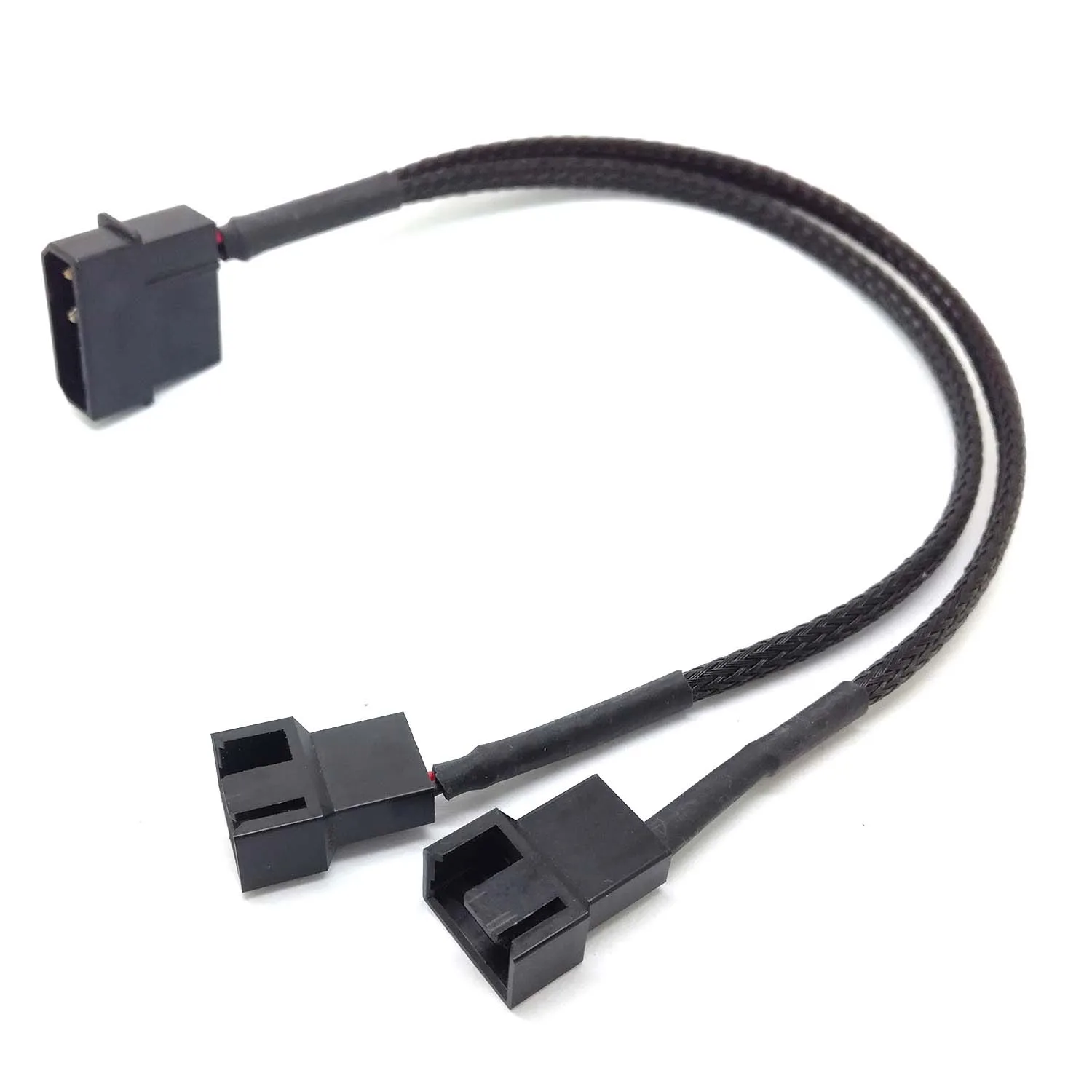 4Pin Molex A 2X3/4Pin Fan Y Splitter Cavo Adattatore Di Alimentazione Pc Cpu Sistema Fans Gm