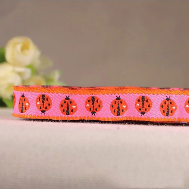Serie Insetto 5/8 "16Mm 10 Yard/20 Yard 100% Poliestere Tessuto Jacquard Nastro Per Il Fai Da Te Accessori Headwear O Collare Di Cane