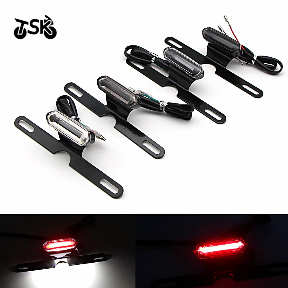 Targa A Led Luce Per Moto Per Aprilia Tuono Mana Shiver Rsv Mille Rsv4 Smv Dl750 Universale Del Motociclo Accessori