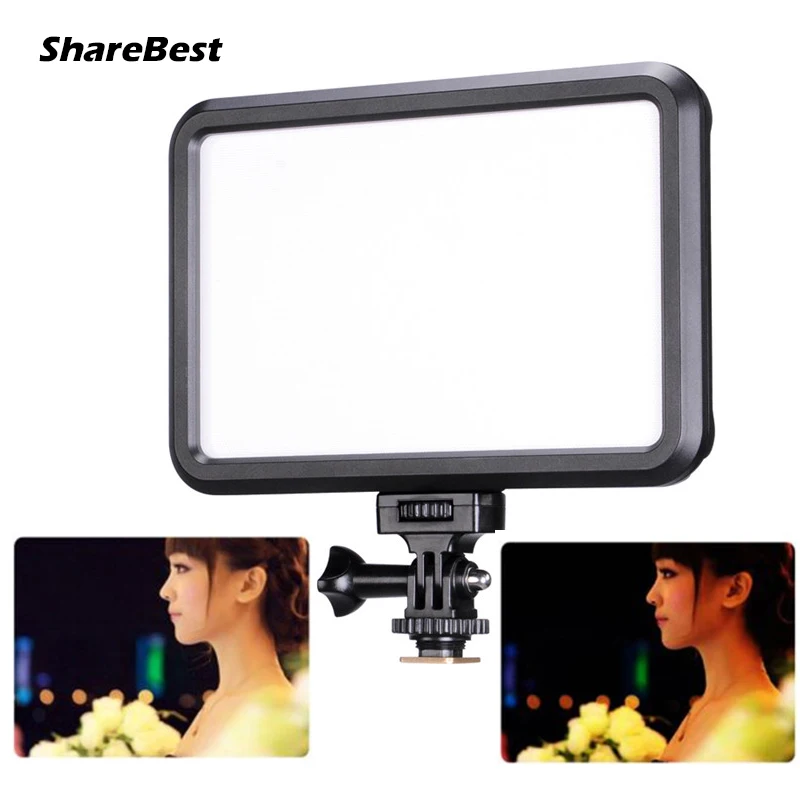 Nuova Pro Ultra Sottile Ra95 Chip Led Luce Video Bi-Colore 3200 K-5600 K Ha Condotto L'Illuminazione Per Canon Nikon Sony Dslr Camera Dv