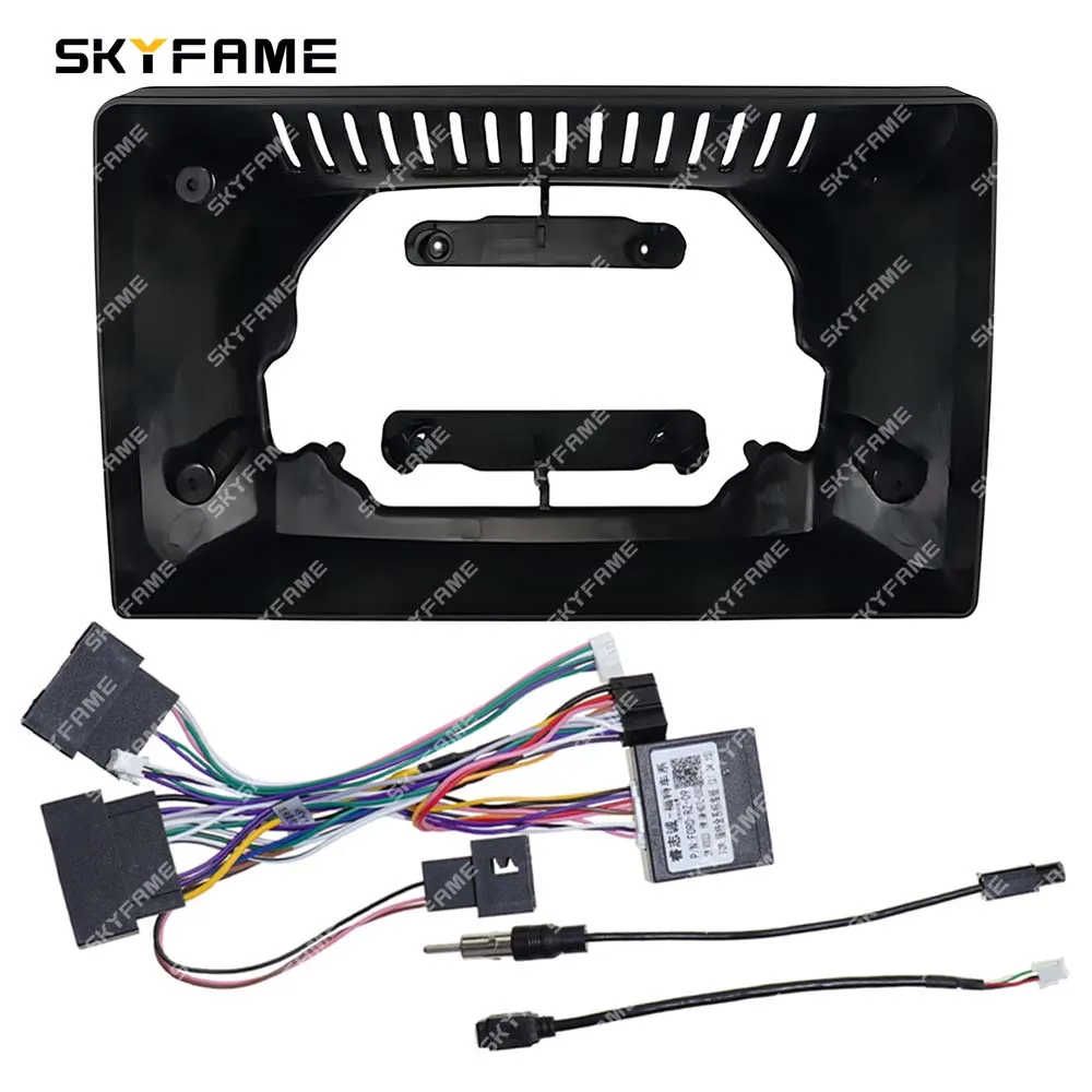 Skyfame Car Frame Fascia Adapter Canbus Box Decoder Android Radio Dash Fitting Panel Kit Per Ford Transit Custom Tourneo Custom